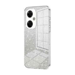 For OnePlus Nord CE 3 Lite / Nord N30 Gradient Glitter Powder Electroplated Phone Case(Transparent)