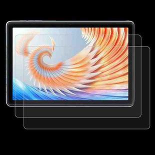 For Oscal Pad 9 10.1 inch 2pcs 9H 0.3mm Explosion-proof Tempered Glass Film