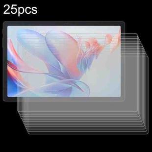 For Oscal Pad 80 WiFi 10.5 25pcs 9H 0.3mm Explosion-proof Tempered Glass Film