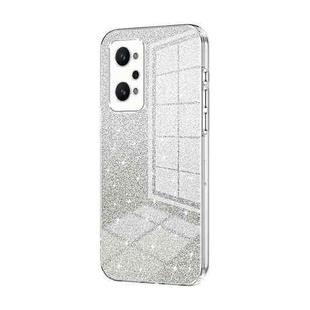 For Realme GT Neo2 / GT2 Gradient Glitter Powder Electroplated Phone Case(Transparent)