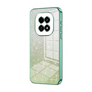 For Realme V60 Gradient Glitter Powder Electroplated Phone Case(Green)