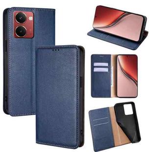 For Realme P3 Ultra 5G Gloss Oil Solid Color Magnetic Leather Phone Case(Blue)