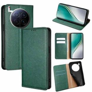 For Tecno Camon 40 Premier 5G Gloss Oil Solid Color Magnetic Leather Phone Case(Green)
