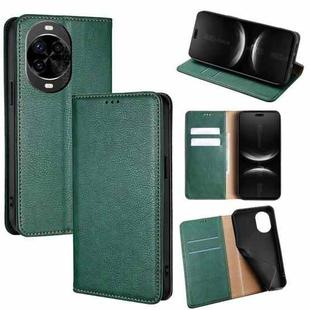For Huawei nova 14 Pro 5G Gloss Oil Solid Color Magnetic Leather Phone Case(Green)