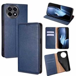 For OnePlus Ace 5 / 5 Pro Gloss Oil Solid Color Magnetic Leather Phone Case(Blue)