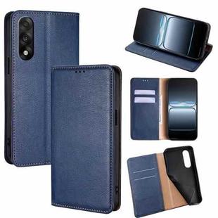 For OnePlus Ace 5 Ultra / Nord 5 Gloss Oil Solid Color Magnetic Leather Phone Case(Blue)