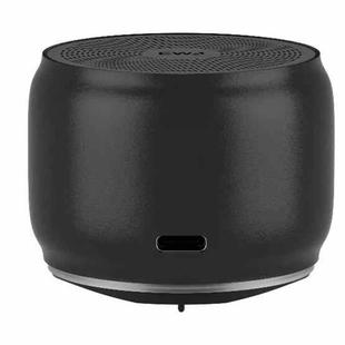 EWA A126 Mini Bluetooth 5.0 Bass Radiator Metal Speaker(Black)