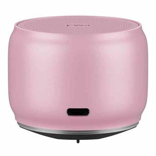 EWA A126 Mini Bluetooth 5.0 Bass Radiator Metal Speaker(Pink)
