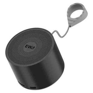 EWA A129 Mini Bluetooth 5.0 Bass Radiator Metal Speaker(Black)