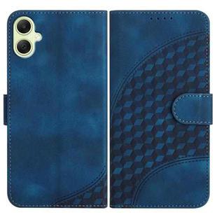 For Samsung Galaxy A05 YX0060 Elephant Head Embossed Phone Leather Case with Lanyard(Royal Blue)