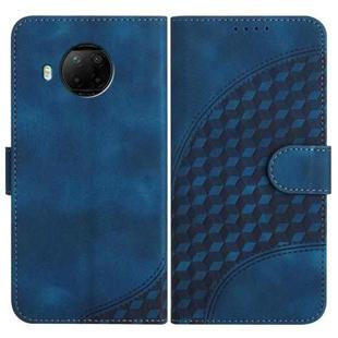 For Xiaomi Mi 10T Lite 5G YX0060 Elephant Head Embossed Phone Leather Case with Lanyard(Royal Blue)