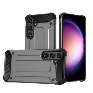 For Samsung Galaxy S25+ 5G Magic Armor TPU Hybrid PC Phone Case(Grey)