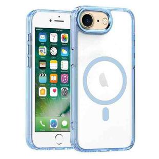 For iPhone SE 2022 / SE 2020 MagSafe Magnetic Clear Phone Case(Sierra Blue)
