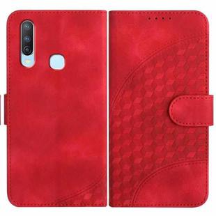 For vivo Y17/Y15/Y12/Y11 YX0060 Elephant Head Embossed Phone Leather Case with Lanyard(Red)