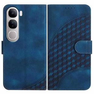 For vivo Y300 / vivo V40 Lite 4G / 5G IDN Elephant Head Embossed Phone Leather Case with Lanyard(Royal Blue)