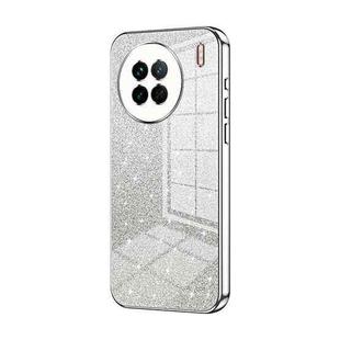 For vivo X90 / X90s Gradient Glitter Powder Electroplated Phone Case(Silver)