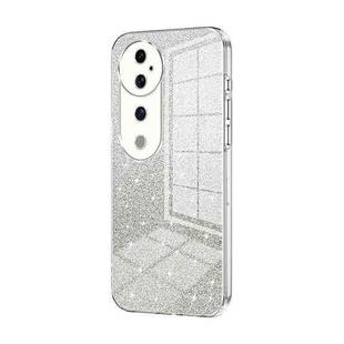 For vivo S19 Pro Gradient Glitter Powder Electroplated Phone Case(Transparent)