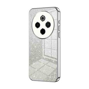 For vivo Y300 Pro Gradient Glitter Powder Electroplated Phone Case(Silver)