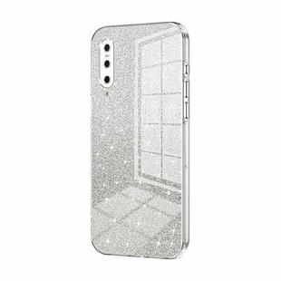 For Xiaomi Mi 9 Gradient Glitter Powder Electroplated Phone Case(Transparent)