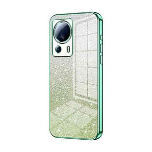 For Xiaomi Civi 2 / 13 Lite Gradient Glitter Powder Electroplated Phone Case(Green)