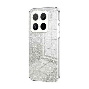 For Xiaomi 15 Pro Gradient Glitter Powder Electroplated Phone Case(Transparent)