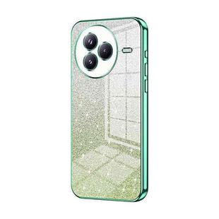 For Xiaomi Civi 5 Pro Gradient Glitter Powder Electroplated Phone Case(Green)