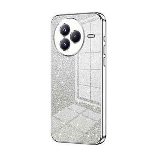 For Xiaomi Civi 5 Pro Gradient Glitter Powder Electroplated Phone Case(Silver)