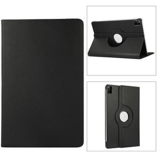 For Lenovo Tab M11 / Xiaoxin Pad 11 2024 360 Degree Rotation Litchi Texture Leather Tablet Case(Black)