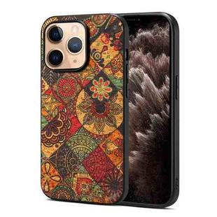 For iPhone 11 Pro Four Seasons Flower Language Series TPU Phone Case(Autumn Yellow)