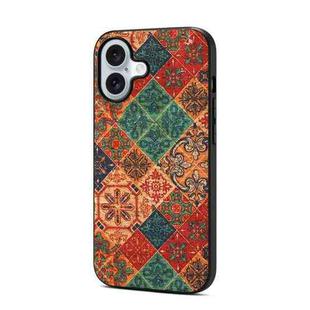 For iPhone 16 Plus Four Seasons Flower Language Series TPU Phone Case(Winter Blue)