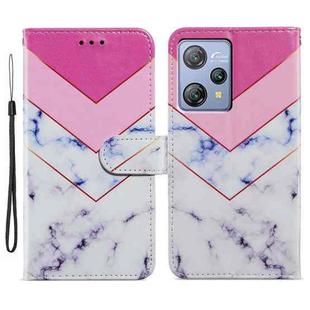 For Blackview A53 Pro Painted Pattern Horizontal Flip Leather Phone Case(Smoke Marble)