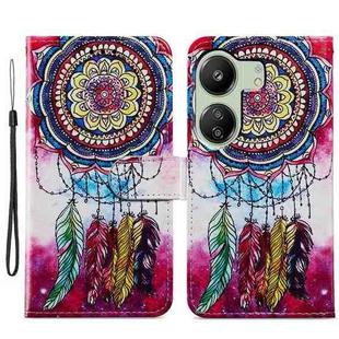 For Xiaomi Redmi 13C 4G Painted Pattern Horizontal Flip Leather Phone Case(Dreamcatcher)