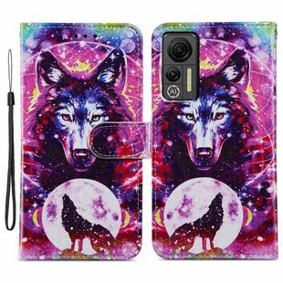 For Ulefone Note 14 Painted Pattern Horizontal Flip Leather Phone Case(Wolf Totem)