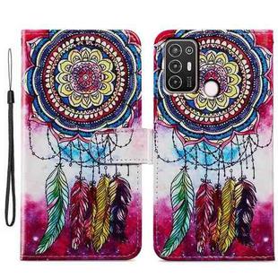 For ZTE Blade A52 Painted Pattern Horizontal Flip Leather Phone Case(Dreamcatcher)