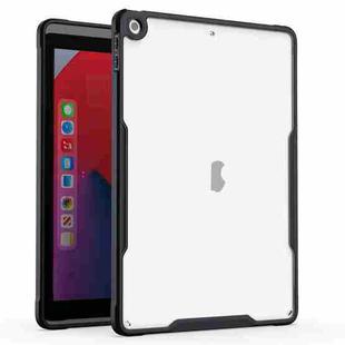 For iPad 10.2 2021 / 2020 / 2019 Armor Clear Acrylic Hybrid TPU Tablet Case(Black)