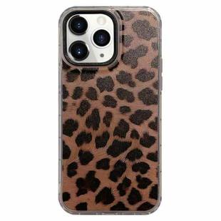 For iPhone 11 Pro Max Dual-sided IMD Leopard Print PC + TPU Phone Case