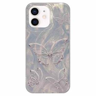 For iPhone 12 Dual-sided Silver-printed IMD PC + TPU Phone Case