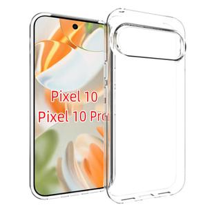 For Google Pixel 10 / 10 Pro Waterproof Texture TPU Phone Case(Transparent)