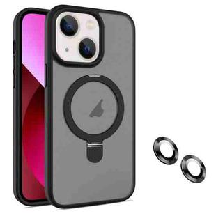 For iPhone 13 MagSafe Magnetic Holder Phone Case(Black)