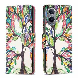 For OnePlus Nord CE4 Lite Global Drawing Pattern Leather Phone Case(Tree Life)