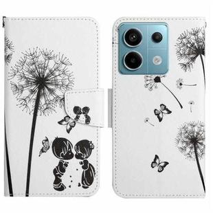 For Xiaomi Redmi Note 13 Pro 5G Colored Drawing Pattern Leather Phone Case(Dandelion)