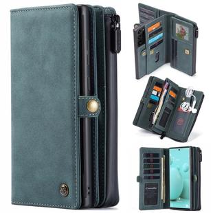 For Samsung Galaxy Note 20 Ultra CaseMe 018 Detachable Multi-functional Horizontal Flip Leather Case with Card Slot & Holder & Zipper Wallet & Photo Frame(Blue)