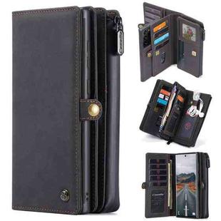 For Samsung Galaxy Note 20 Ultra CaseMe 018 Detachable Multi-functional Horizontal Flip Leather Case with Card Slot & Holder & Zipper Wallet & Photo Frame(Black)