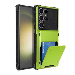 For Samsung Galaxy S24 Ultra 5G Scratch-Resistant Shockproof Heavy Duty Rugged Armor Phone Case(Green)