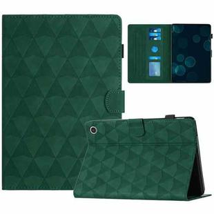 For Amazon Kindle Fire Max 11 2023  Diamond Texture Embossed Leather Smart Tablet Case(Green)