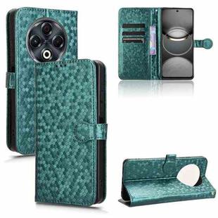 For Tecno Spark 30 4G Honeycomb Dot Texture Leather Phone Case(Green)