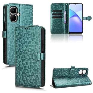 For Tecno Pop 10 / Infinix Smart 10 4G Honeycomb Dot Texture Leather Phone Case(Green)