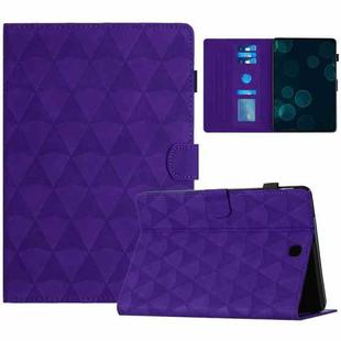 For Samsung Galaxy Tab A 8.0 T350 Diamond Texture Embossed Leather Smart Tablet Case(Purple)