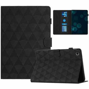 For Samsung Galaxy Tab A7 10.4 2022/2020 Diamond Texture Embossed Leather Smart Tablet Case(Black)