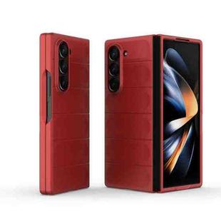 For Samsung Galaxy Z Fold6 Magic Shield Fold PC Shockproof Phone Case(Red)